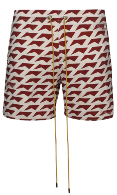 RHUDE Dolce Vita Swim Shorts Red