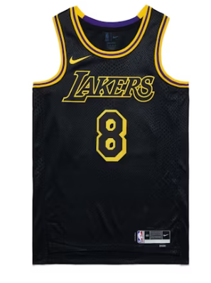 Nike Kobe Mamba Mentality Los Angeles Lakers City Edition Swingman Jersey (FW23) Black
