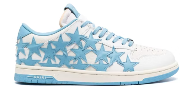 AMIRI Stars Low Top White Blue