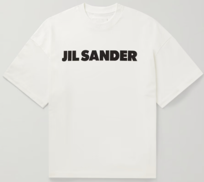 Jil Sander Logo T-Shirt White