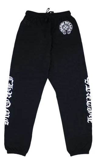 Chrome Hearts Horse Shoe Logo Sweatpants Black