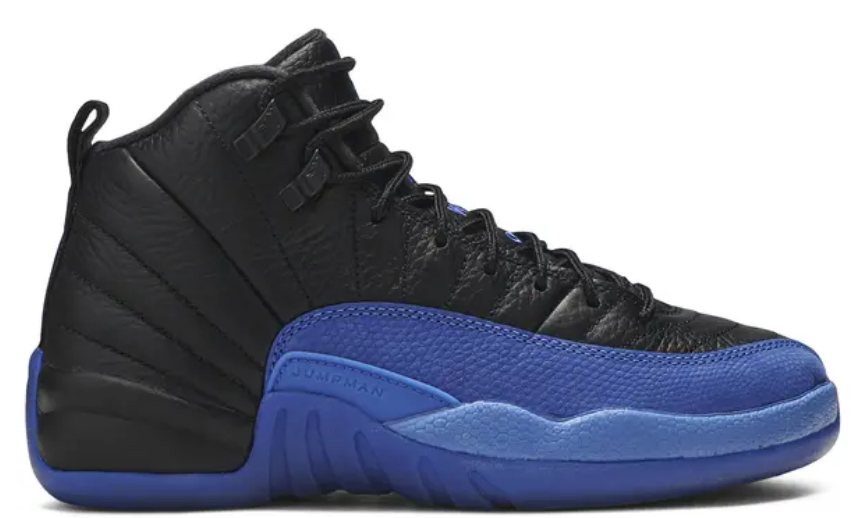 Jordan 12 Retro Black Game Royal (GS)