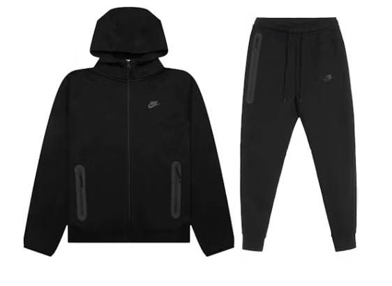 Nike Tech Fleece Black Set
