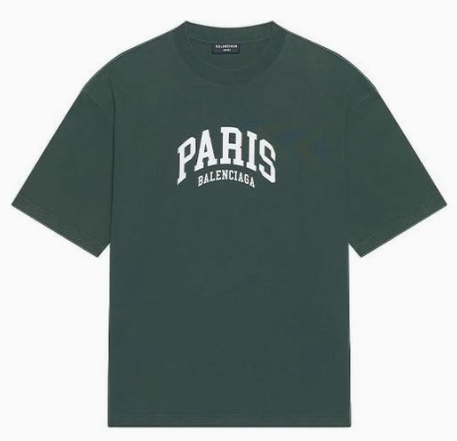 Balenciaga Cities Dallas T-shirt Green