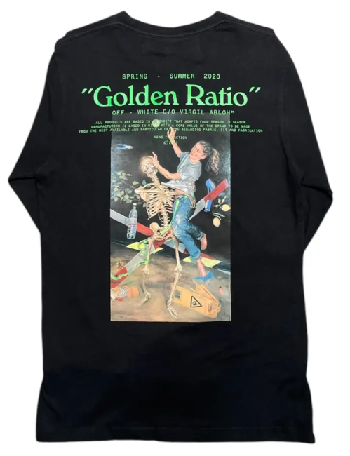 OFF-White Pascal Painting Long Sleeve Tee Shirt Black