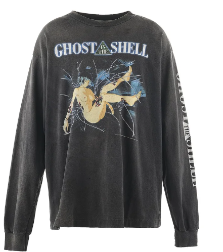 SAINT Mxxxxxx Ghost In The Shell Ilya Kuvshinov L/S T-shirt Black