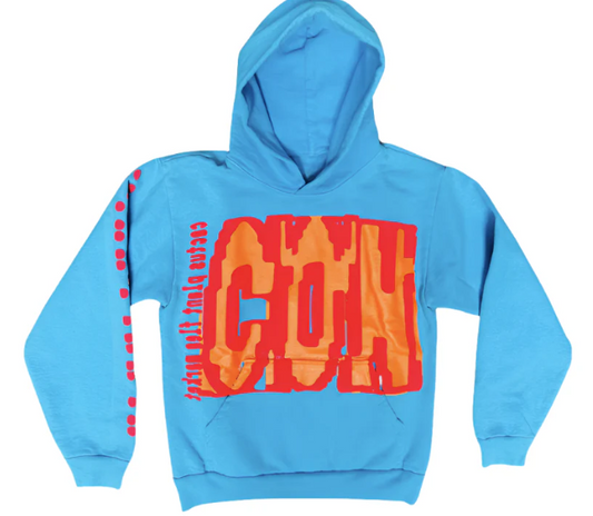 Cactus Plant Flea Market x ComplexCon Willy Wonka Hooded Sweatshirt Blue
