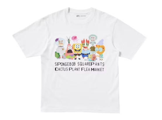 Uniqlo x CPFM Spongebob Squarepants UT Graphic II T-Shirt White