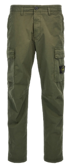 Stone Island Compass Patch Tapered Leg Cargo Pants