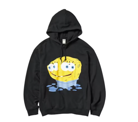 Uniqlo x CPFM Spongebob Squarepants Hoodie Black
