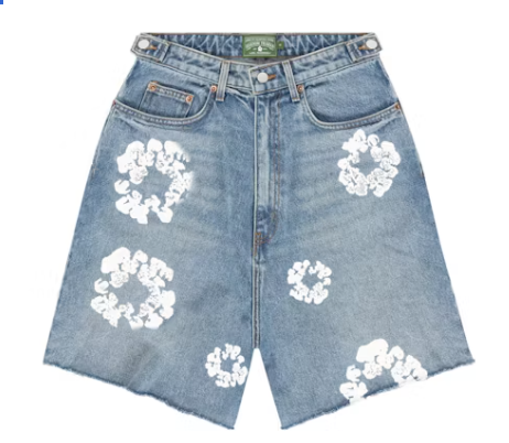 Denim Tears x Levi's The Cotton Wreath Jean Short Light Wash