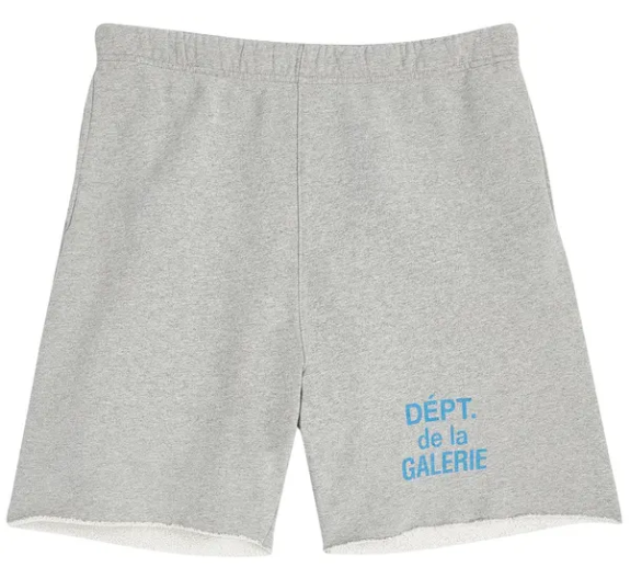 Gallery Dept French Logo Sweat Shorts Heather Grey