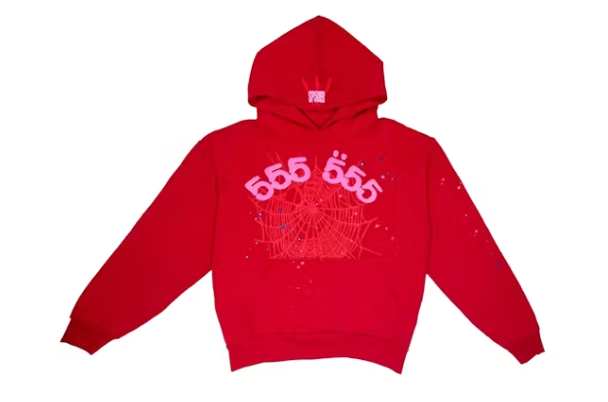 Sp5der Worldwide Red Angel Number 555 Red Full Set