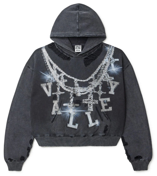 Vale Forever Big Chain Hoodie Black
