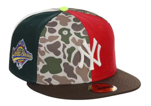 New Era New York Yankees Chase B x MLB Maximal 59Fifty Fitted Cap Multi/Plaid/Pink