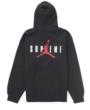 Supreme Jordan Hooded Sweatshirt (FW24) Black
