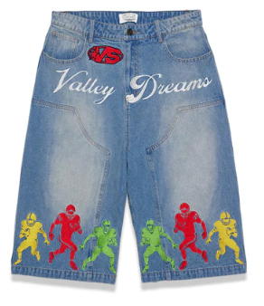 Vale Forever Valley Dream Jorts Blue