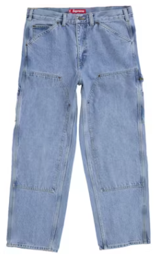 Supreme Double Knee Painter Pant (FW24) Washed Indigo