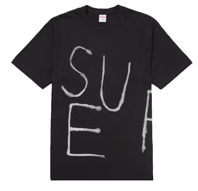 Supreme Painted Tee (SS25) Black