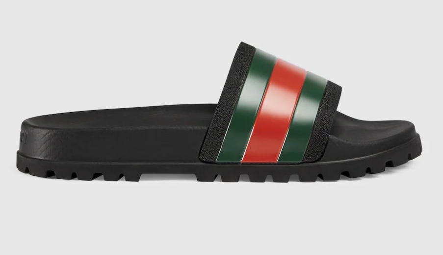 Gucci Web Slide Sandal Black