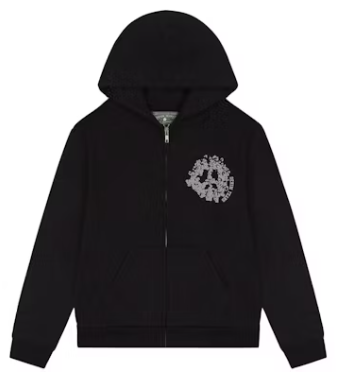 Denim Tears Denim University Zip Hoodie Black Gray (SS24)