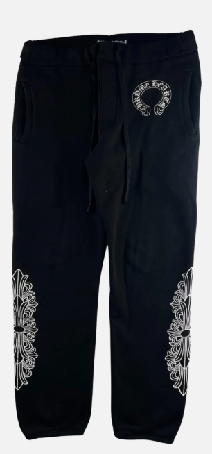 Chrome Hearts Horseshoe Logo Floral Sweatpants