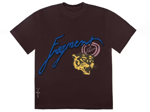 Travis Scott Cactus Jack For Fragment Icons Tee Brown