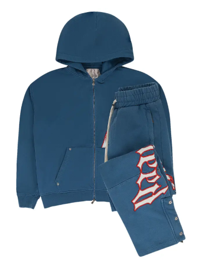 Godspeed OG Logo V2 Sweatsuit Deep Water/Red