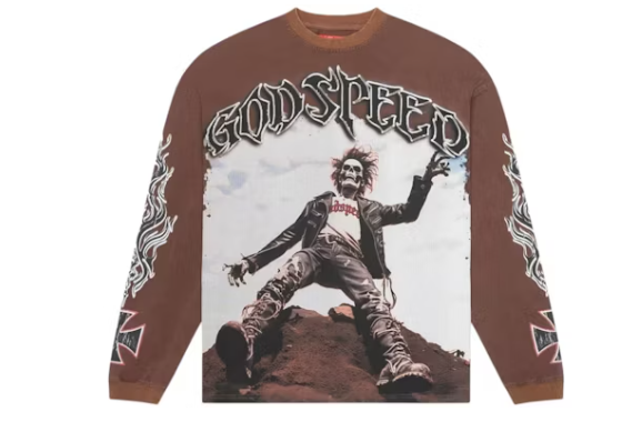 Godspeed Rocker L/S Tee Brown Wash