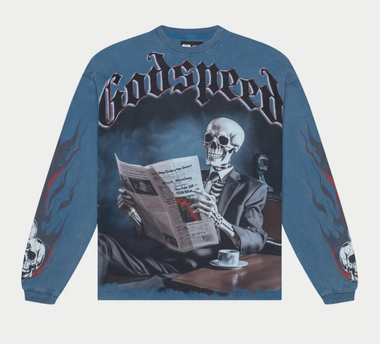 Godspeed Black Monday LS T-Shirt True Blue