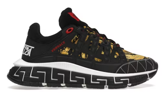 Versace Trigreca Barocco Print Black