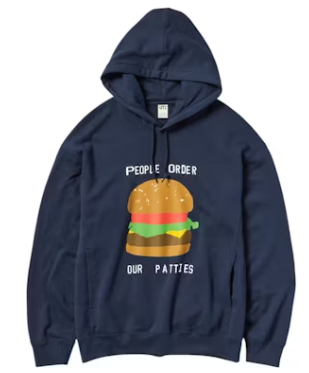 Uniqlo x CPFM Spongebob Squarepants Hoodie Navy