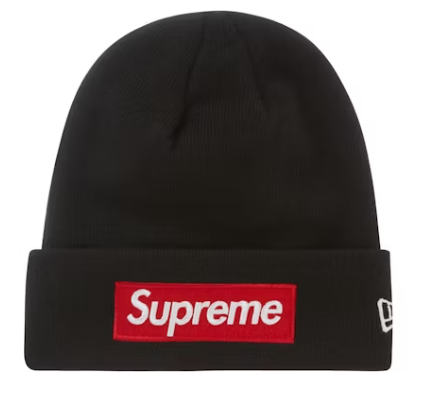 Supreme New Era Box Logo Beanie (FW22) Black