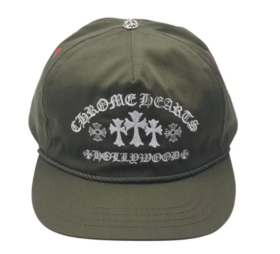 Chrome Hearts Gas Station King Taco Cemetery Cross Cap Green