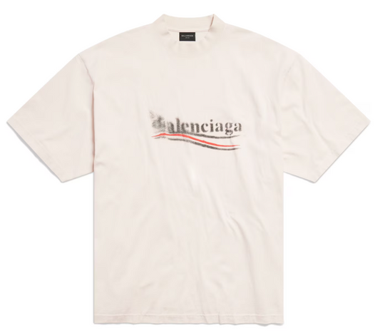 Balenciaga Political Stencil T-shirt Off White/black
