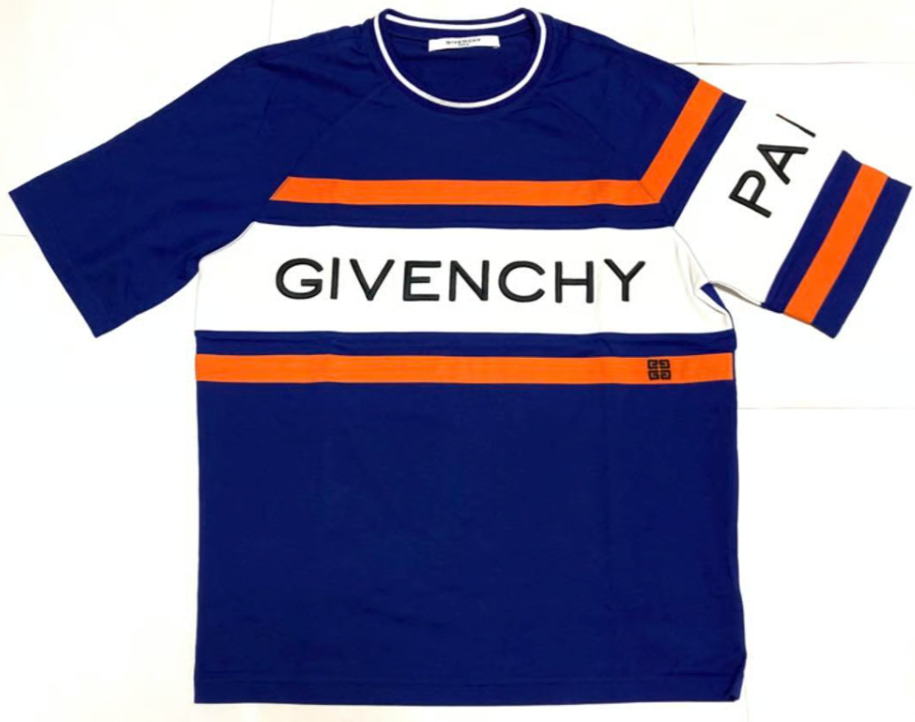 Givenchy 4G Contrasting Logo T-Shirt Electric Blue