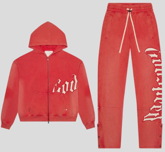 Godspeed OG Logo Sweatsuit V2 Vintage Red