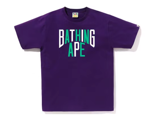 BAPE Colors NYC Logo Tee (SS23) Purple