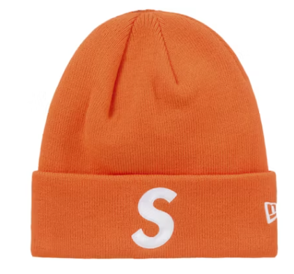 Supreme New Era S Logo Beanie (FW24) Orange