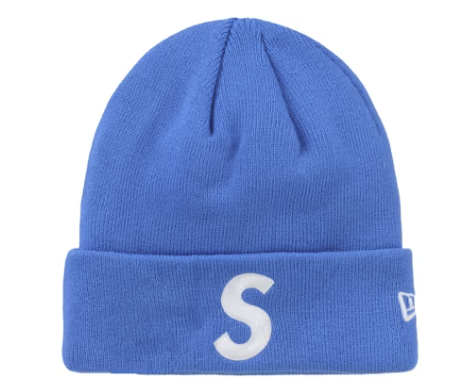 Supreme New Era S Logo Beanie (FW24) Blue