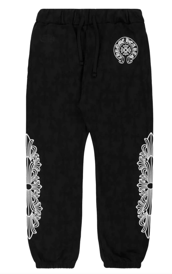 Chrome Hearts Cemetry Cross Sweatpants Black