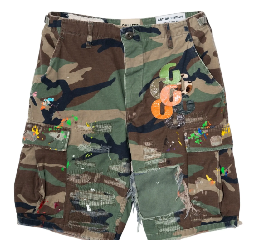 Gallery Dept G Patch Camo Cargo Shorts