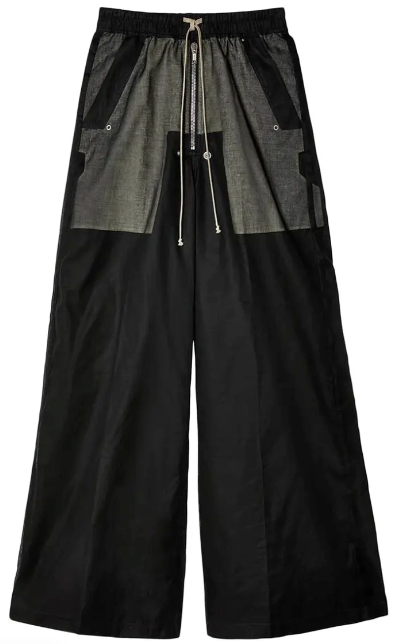 Rick Owens Wide Bela Pants Black