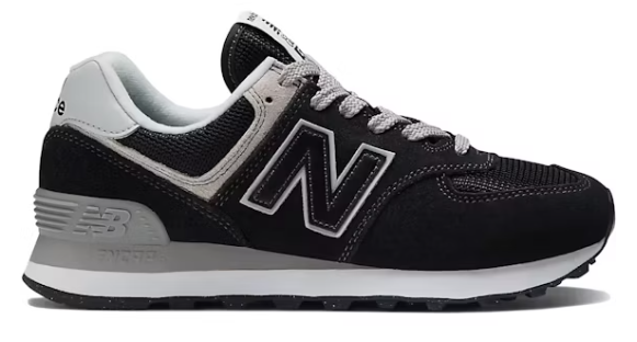 New Balance 574 Core Black White (Women's)
