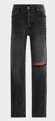 Ksubi Chitch Angst Sabbath Jeans Black