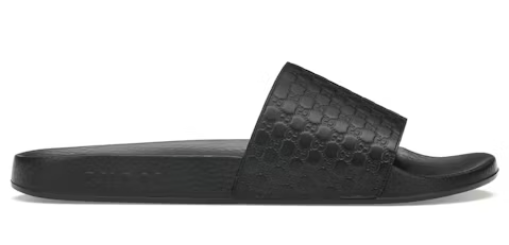 Gucci Microguccissima Slide Black