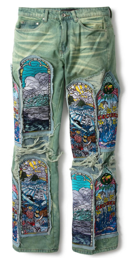 Who Decides War Green Sandy Lane Fusion Denim