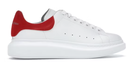 Alexander McQueen Oversized Sneaker White Lust Red