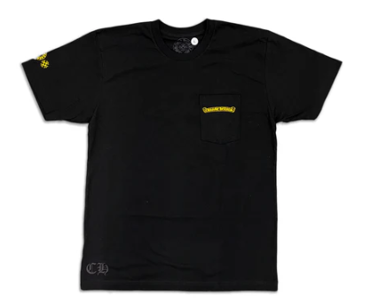Chrome Hearts Hollywood Yellow Plus Cross Tee Black