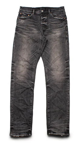 Purple Jeans Slim Fit Black Wash